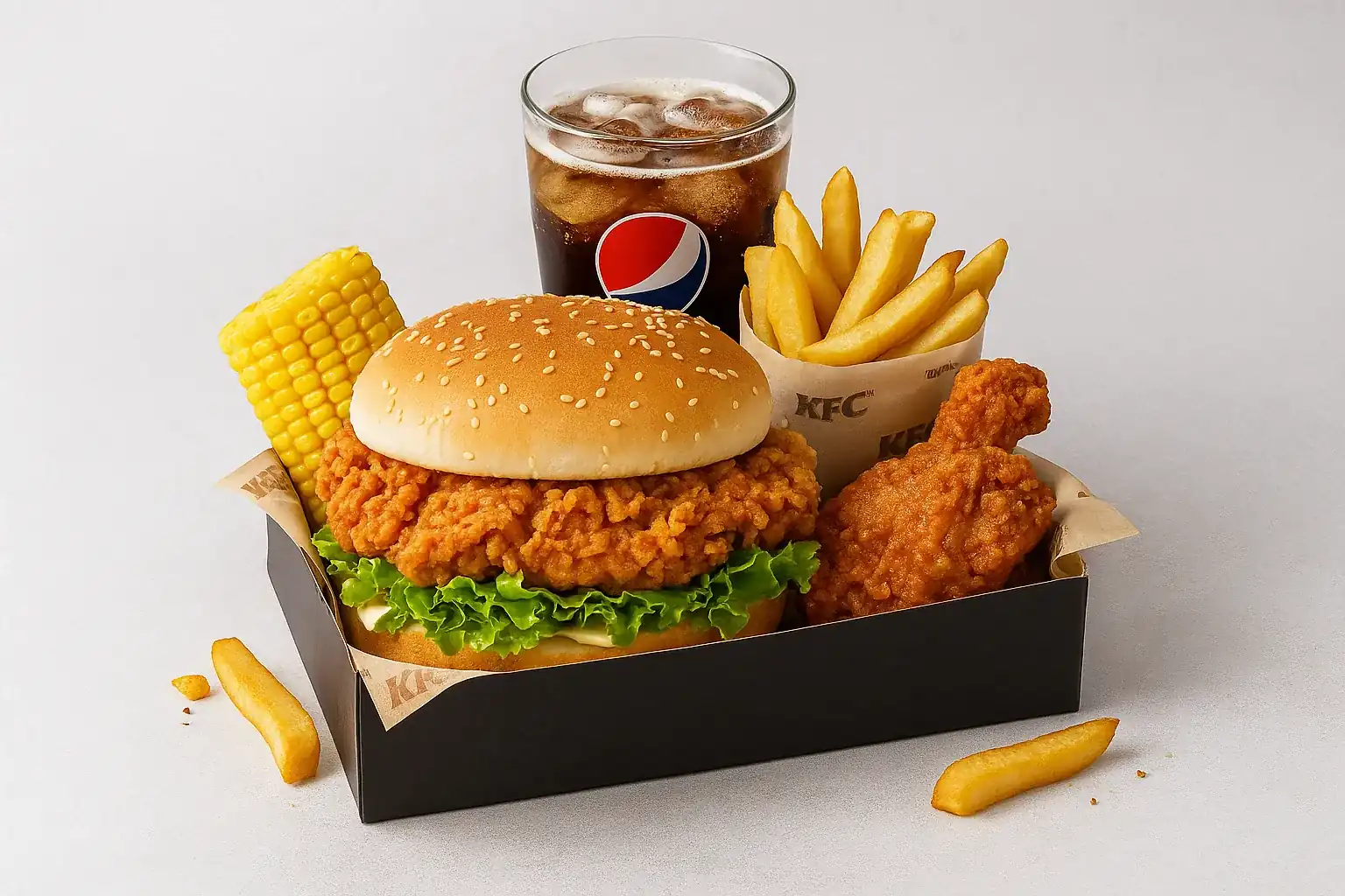 ZINGER SUPERCHARGER TOWER BOX MEAL WITH 2 HOT WINGS-image-kfcmenuuk.info