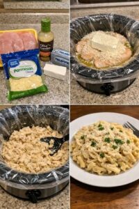 Crockpot Olive Garden chicken pasta