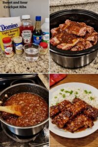 Sweet and Sour Crockpot Ribs