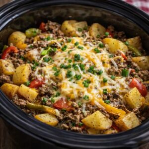Cheesesteak Potato Casserole