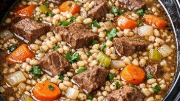 Amish Beef and Barley Soup