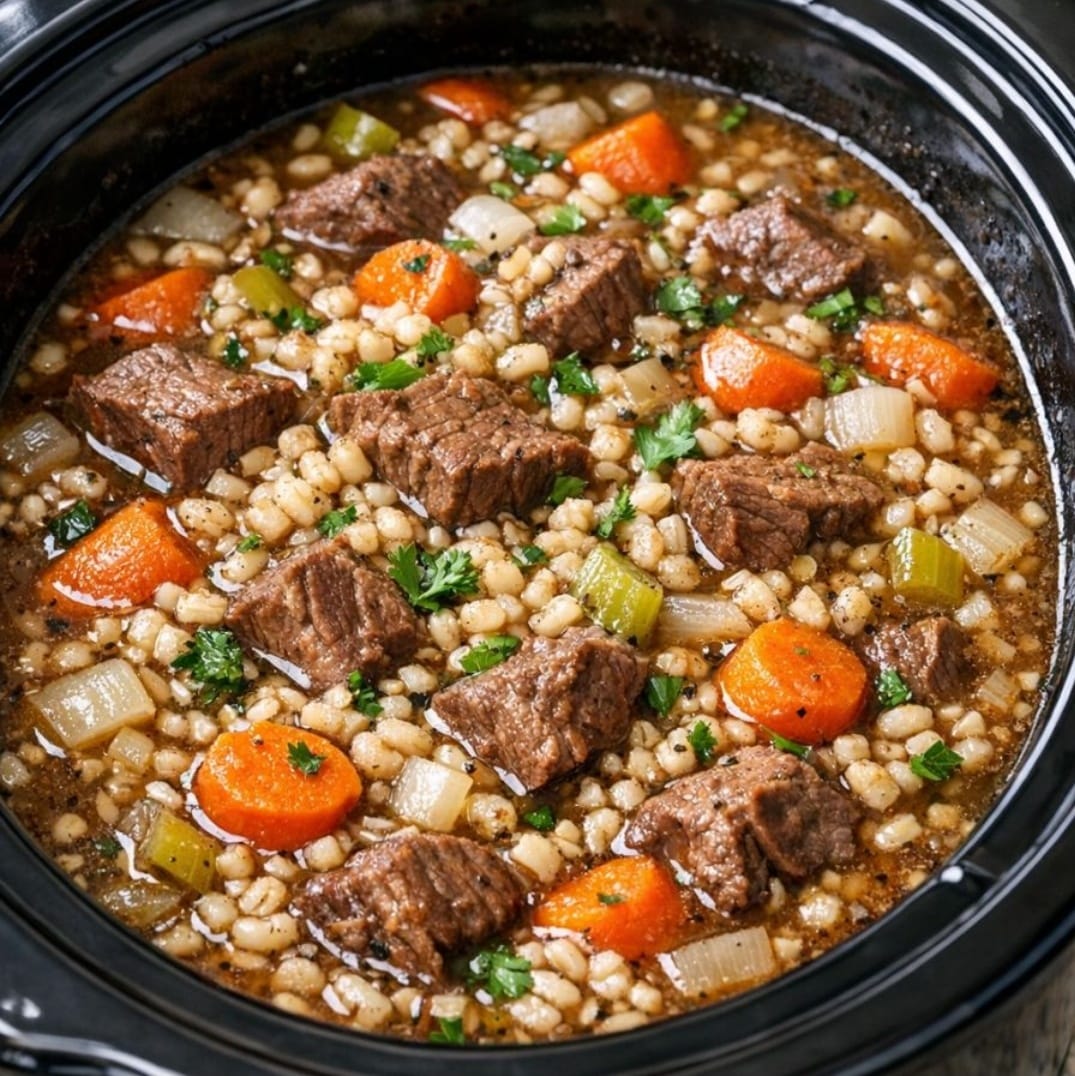 Amish Beef and Barley Soup