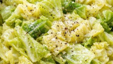 Amish Buttered Cabbage In Slow Cooker