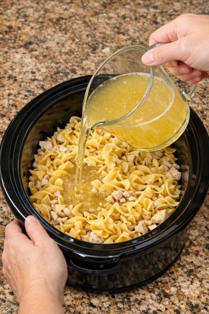 Amish Buttered Noodles In Slow Cooker