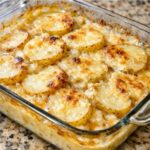 Amish Chicken Soup Potatoes, Oven Baked and 3 Ingredients