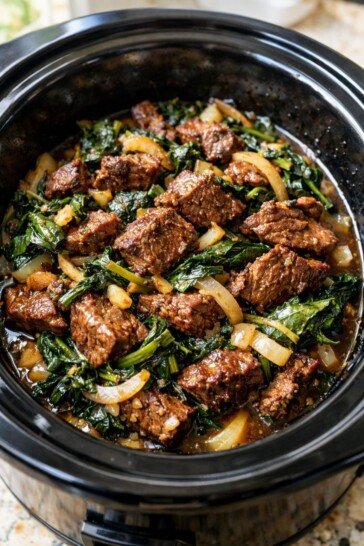 Amish Dandelion Beef Slow Cooker