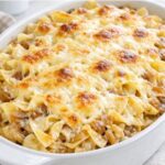 Amish French Onion Noodles -Oven Baked