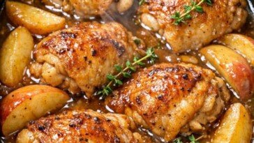 Apple Cider Chicken in Slow Cooker