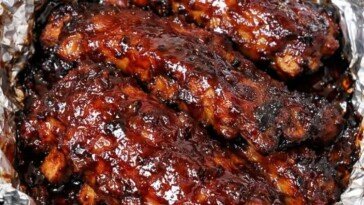 BBQ Pork Ribs in the Slower Cooker So-Easy 3-Ing