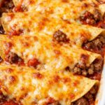 Beef Enchilada Casserole Oven Baked 4-Ingredients