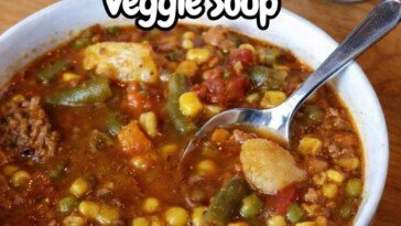 Beef and Veggie Soup In Connect Southern-Style