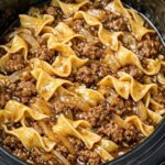 Beefy Onion Noodles Slow Cooker