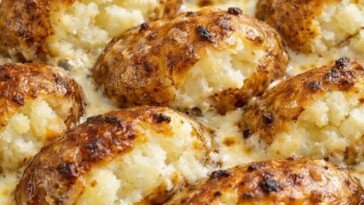 Buttermilk Baked Potatoes Oven Baked 3-Ingredients
