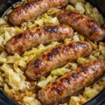 Cabbage Bangers Slow Cooker 4-Ing