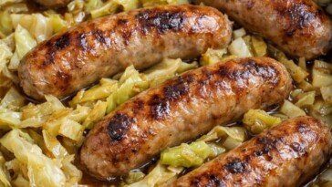Cabbage Bangers Slow Cooker 4-Ing