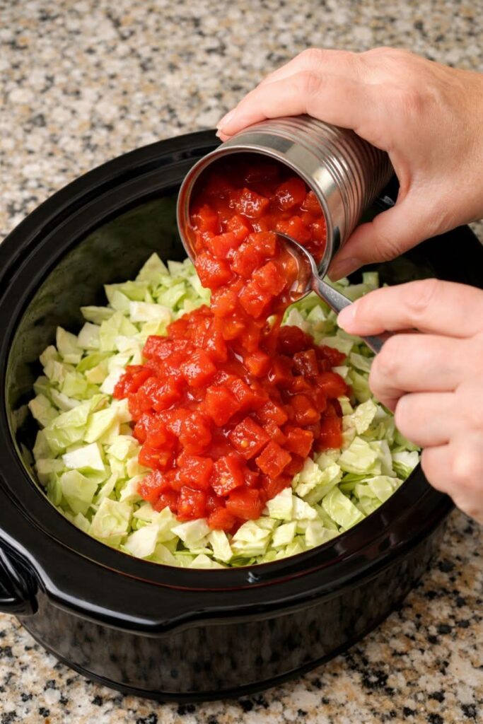 Cabbage Soup Amish Slow Cooker 5-Ing