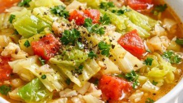 Cabbage Soup Amish Slow Cooker 5-Ing