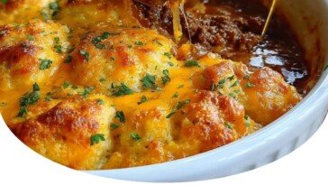 Cheddar Bay Ground Beef Cobbler