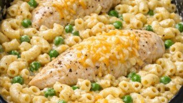 Chicken Macaroni Slow Cooker 5-Ingredient - Depression Era