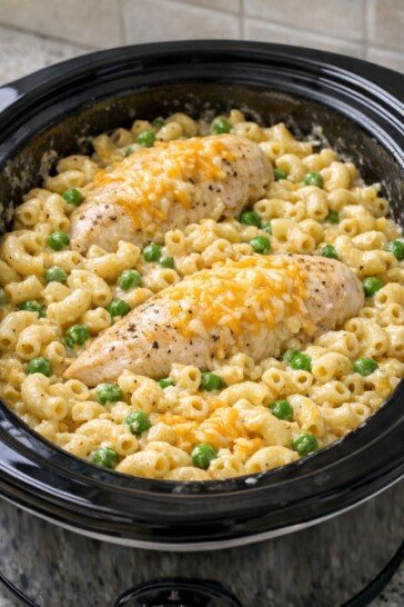 Chicken Macaroni Slow Cooker 5-Ingredient - Depression Era