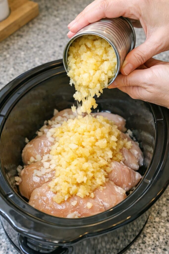 Chicken Pineapple 3 Ingredients Amish Slower Cooker