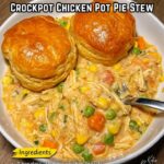 Chicken Pot Pie Stew in Crockpot