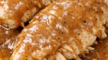 Chicken and Gravy Slow Cooker 3 Ingredient