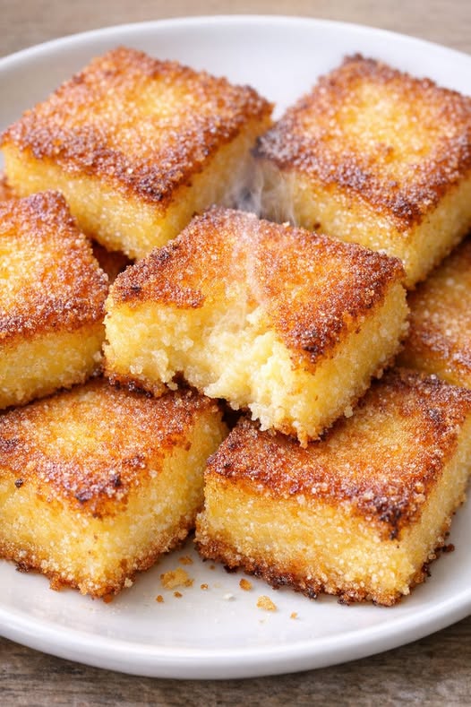 Cornmeal Mush Fried 3-Ingredient