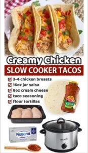 Creamy Chicken Tacos