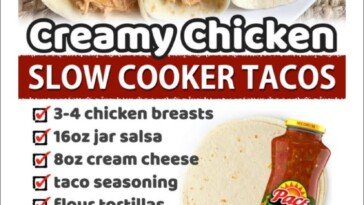 Creamy Chicken Tacos
