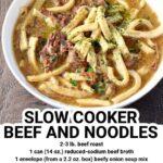 Crockpot Beef and Noodles