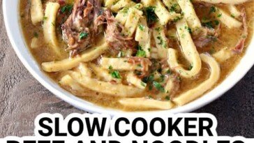 Crockpot Beef and Noodles