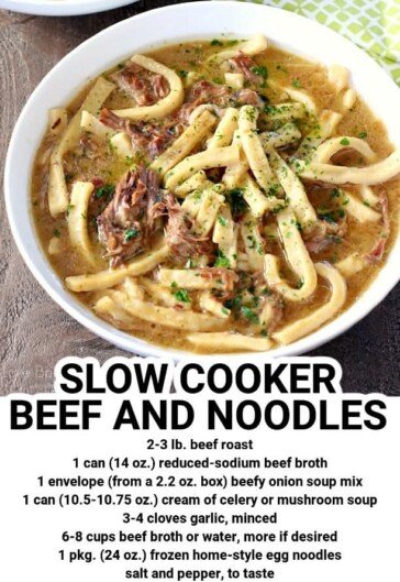 Crockpot Beef and Noodles