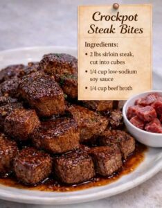 Crockpot Steak Bites