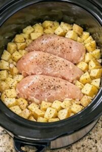 Slow Cooker Chicken and Potatoes