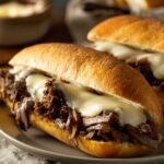 French Dip Sandwiches in a Slow Cooker 5-Ingredient
