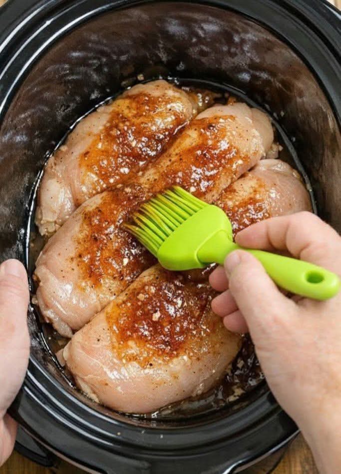 Glazed Chicken Breasts In Slow Cooker