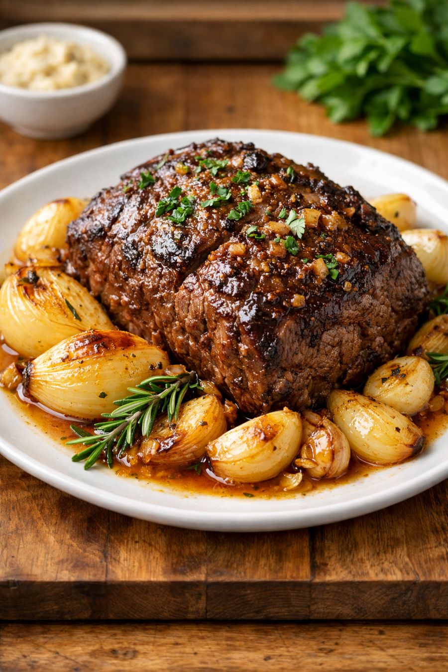 Horseradish Tri Tip Roast Slow Cooker