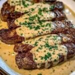 Juicy Steak Garlic Sauce