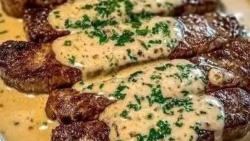 Juicy Steak Garlic Sauce