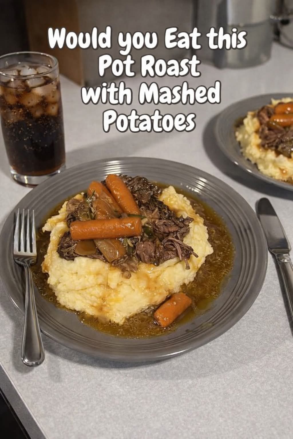 Mashed Potatoes and Pot Roast
