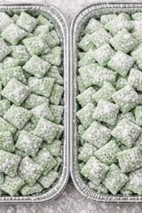 Mint Chocolate Muddy Buddies