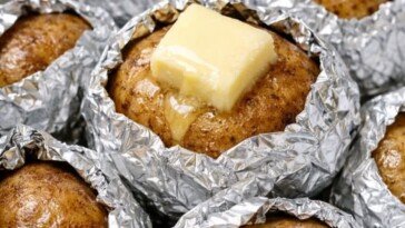 Onion Foil Packets Roasted Potatoes Slow Cooker 3-Ingredient