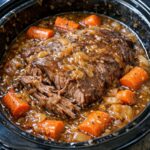 Onion Pot Roast Slow-Cooker 4-Ing