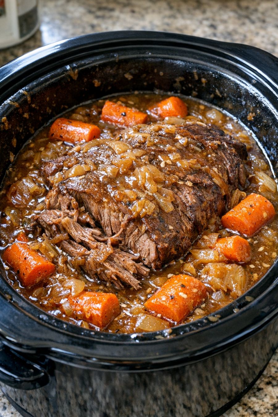 Onion Pot Roast Slow-Cooker 4-Ing