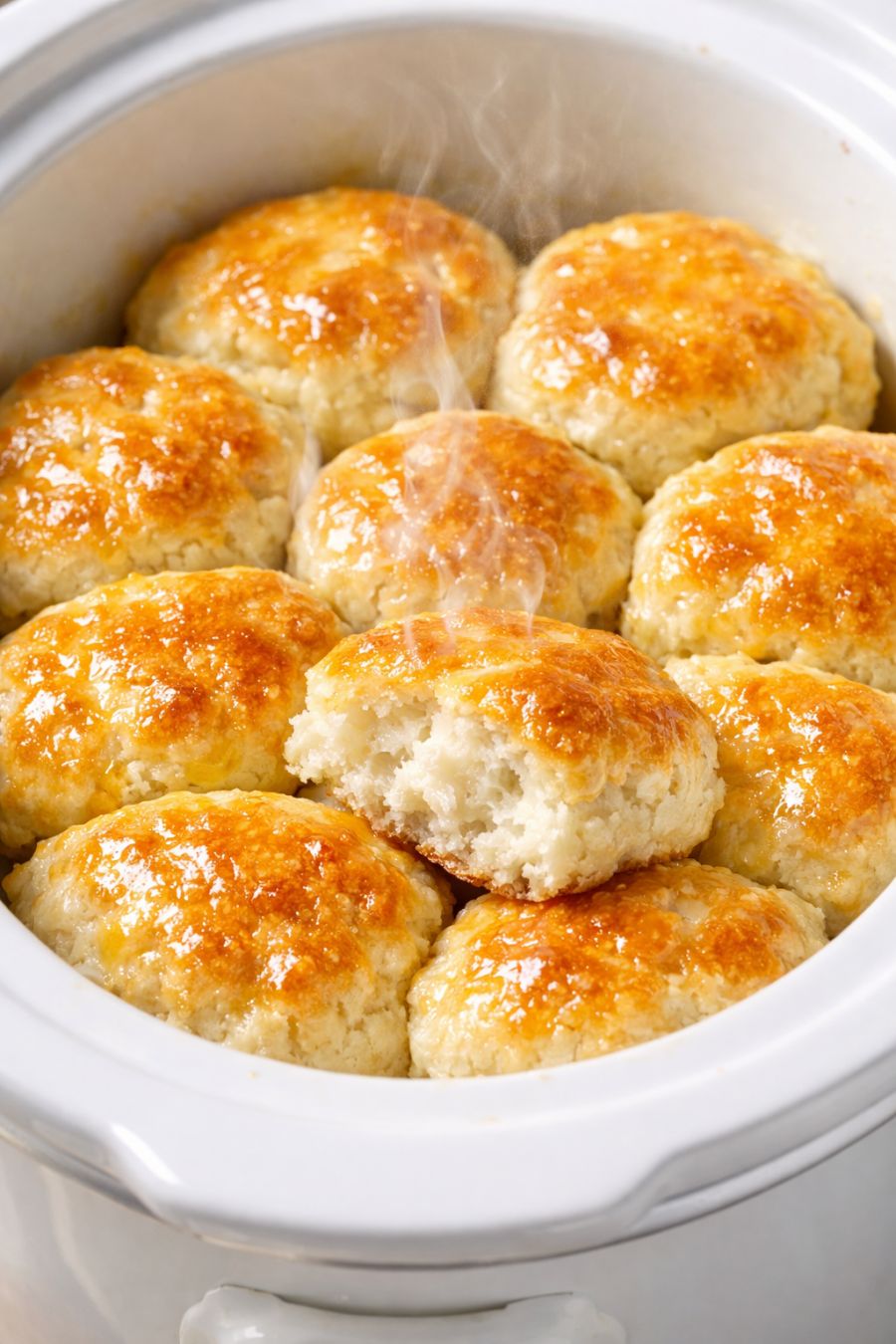 Oatmeal Slow Cooker Biscuits