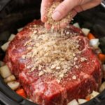 Slow Cooker 5 Ingredient Amish Style Beef and Noodles