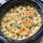 Slow Cooker Amish Potato Bake Chicken