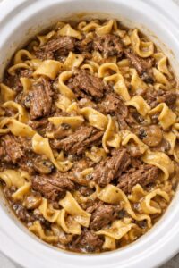 Slow Cooker Beef and Noodles - Easy Comfort Food