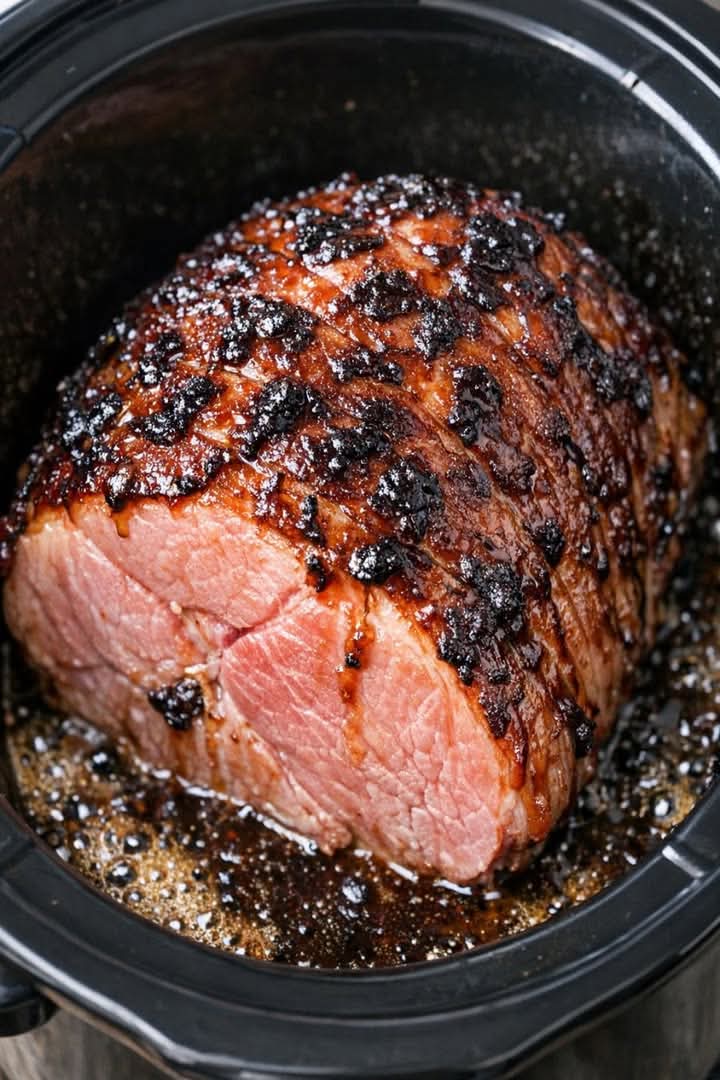 Slow Cooker Cola Ham